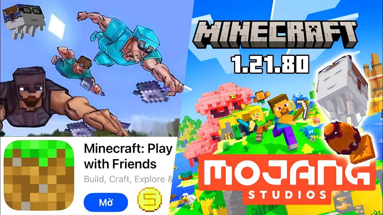 Minecraft PE cho IOS-1.21.80.ipa