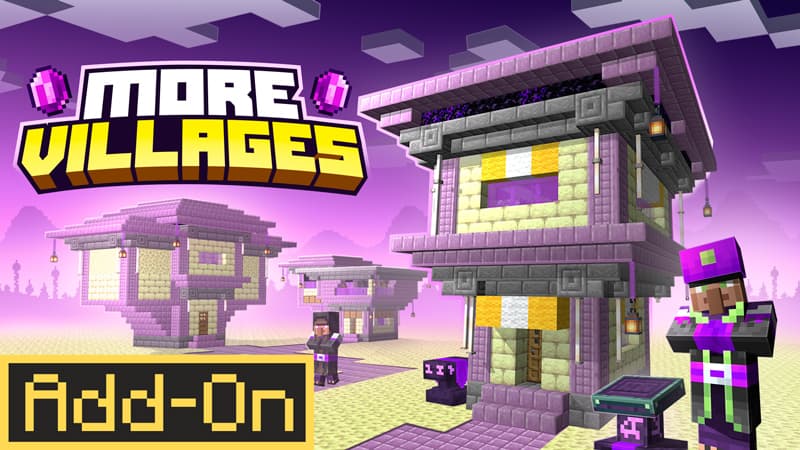 Addon More Villages Tiếng Việt Cho MCPE.mcaddon