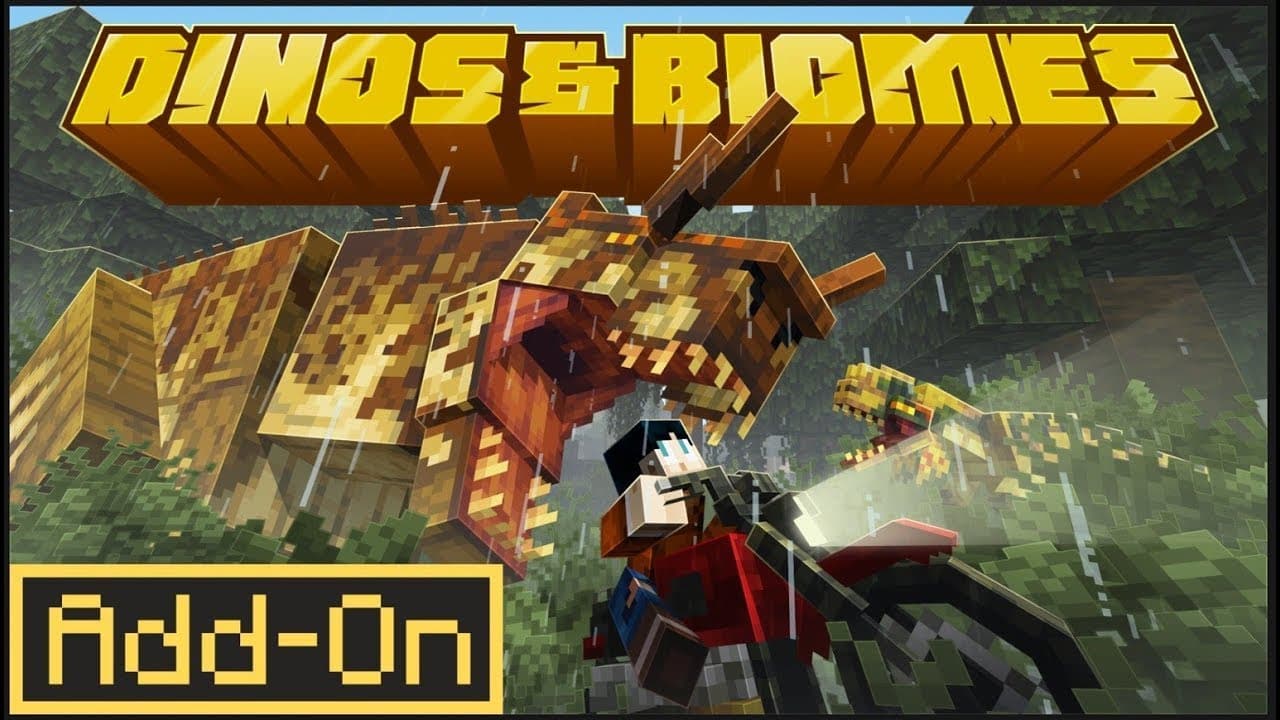 Addon Dinos & Biomes Việt Hóa bởi LTVN cho MCPE 26.xx.mcaddon